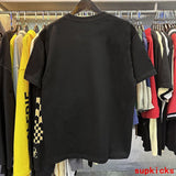 Front view of Rhude luxury clothing with relaxed-fit cut