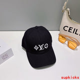 Close-up detail view of Louis Vuitton unisex cap
