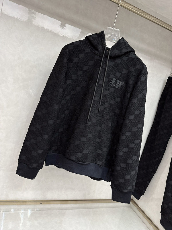 Side profile of Louis Vuitton luxury clothing with everyday silhouette