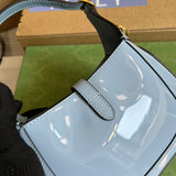 Top view of premium signature women's handbag – women's designer-style accessory