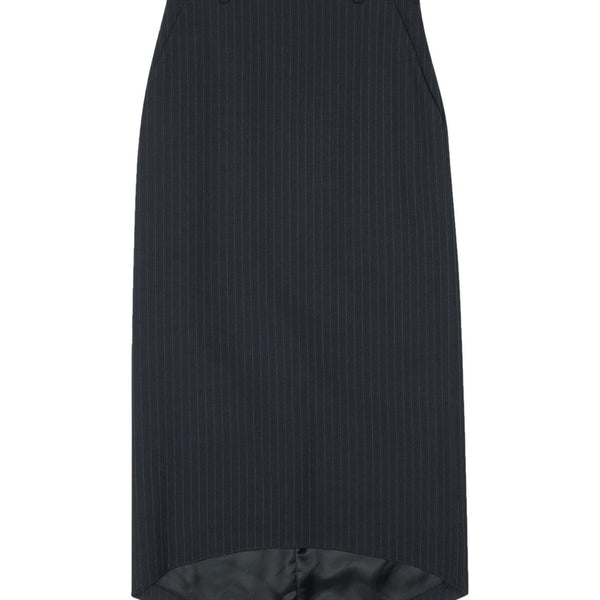Balenciaga Skirts? BALENCIAGA Hourglass Pinstripe Pencil Skirt Elegant Designer Casual Skirt