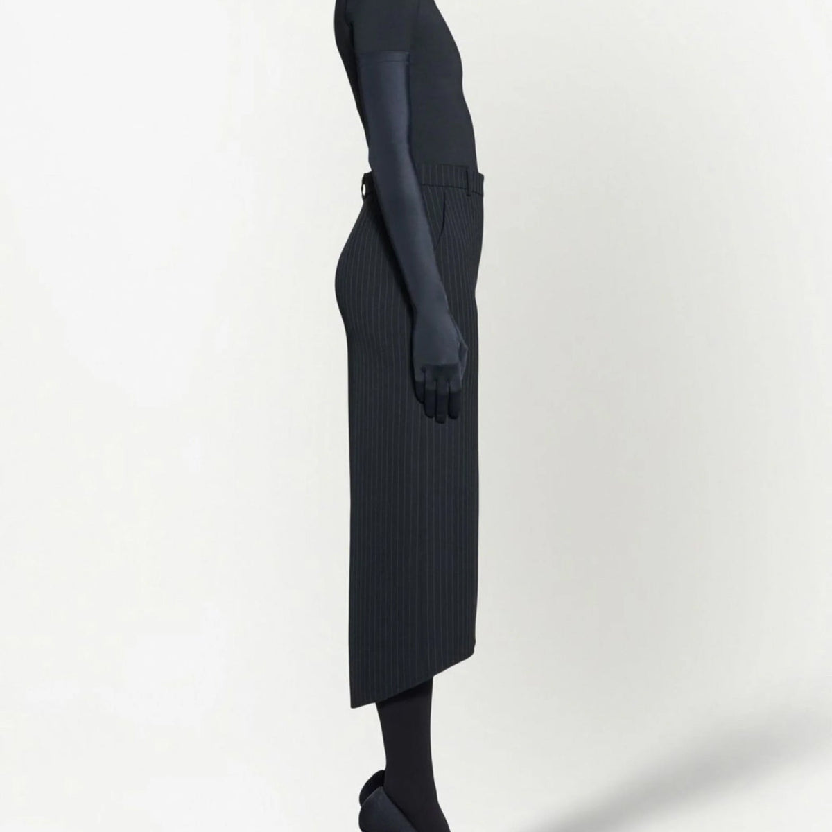 Balenciaga Skirts- BALENCIAGA Hourglass Pinstripe Pencil Skirt Chic Everyday Designer Skirt