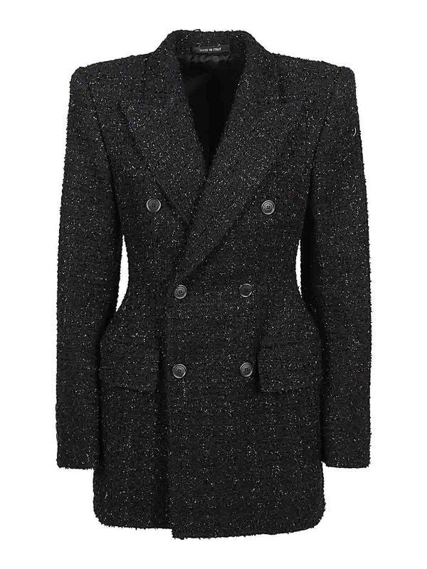 Balenciaga Jackets- BALENCIAGA Hourglass Jacket - Fall Winter 2023 Edition Premium Casual Designer Jacket