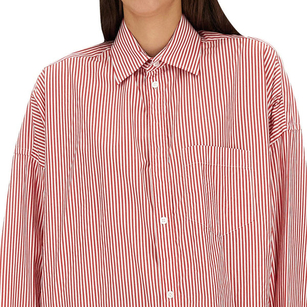 Balenciaga Tops? BALENCIAGA Oversized Logo Shirt for Women Elegant Everyday Designer Top