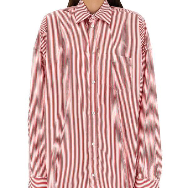 Balenciaga Tops? BALENCIAGA Oversized Logo Shirt for Women Elegant Everyday Designer Top