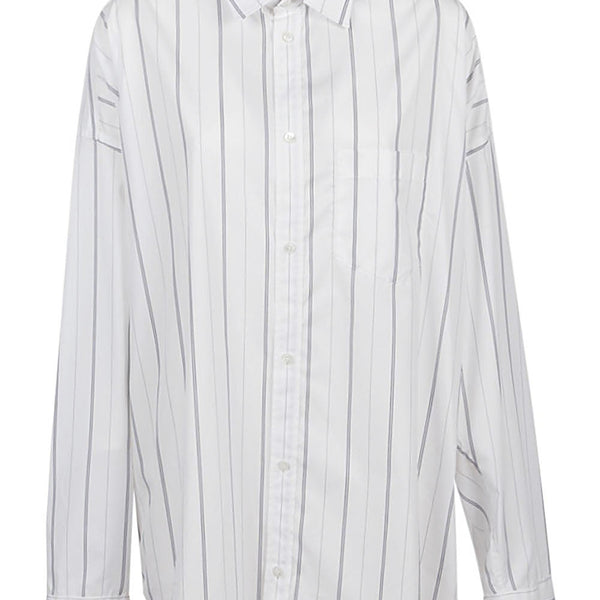Balenciaga Tops? BALENCIAGA Oversized Logo Shirt for Women Elegant Everyday Designer Top