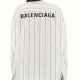Balenciaga premium shirts detail and craftsmanship close-up