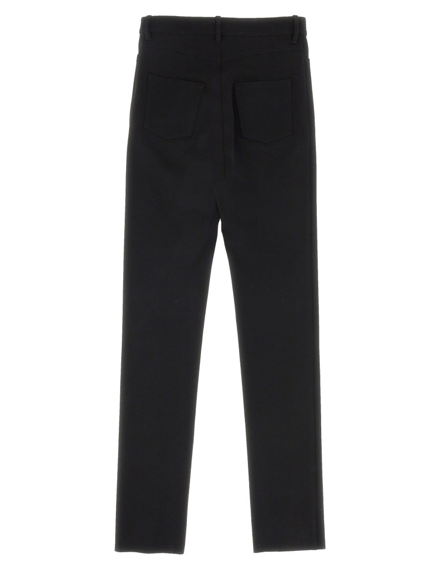 Balenciaga Jeans? BALENCIAGA Skinny Leg Women's Jeans with Belt Loops Premium Designer Denim Jeans