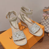 Louis Vuitton shoes Style 336 - side profile detail (alternate angle)
