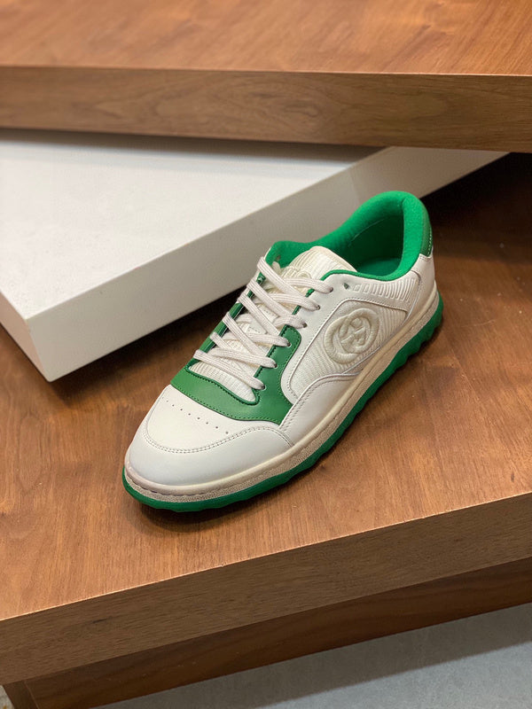 Gucci stone beige luxury sneakers view 9 classic court silhouette