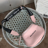 Front view of structured signature women's handbag – women's luxury handbag