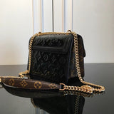 Back view of elevated refined women's handbag – women's luxury accessory