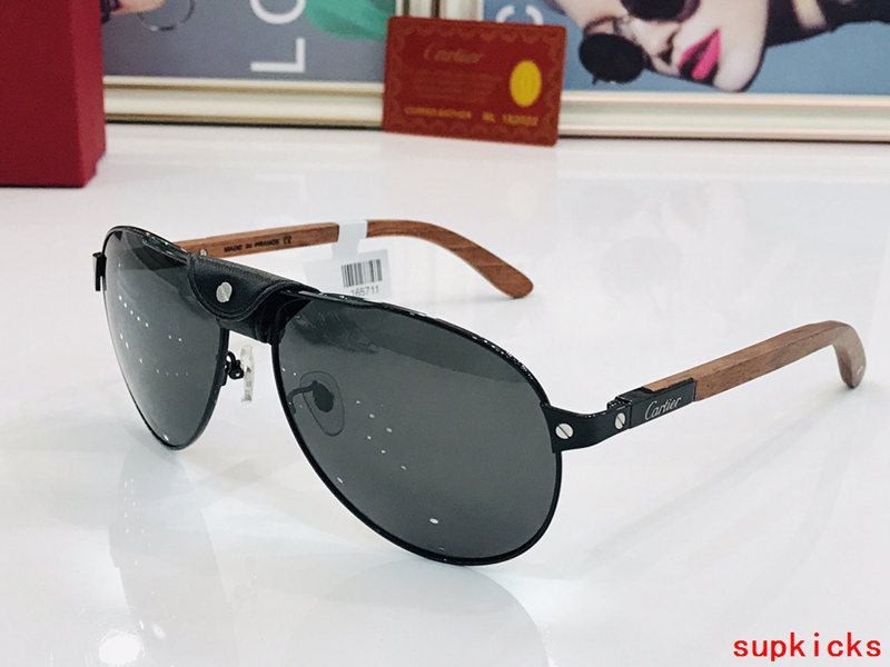 Side view of Cartier unisex sunglasses
