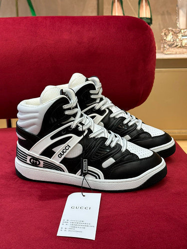 Gucci Streetwear sneakers in two-tone streetwear statement look front view