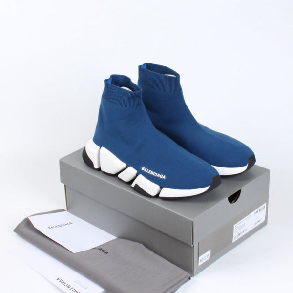Balenciaga Beige Chunky Platform Sneakers - Side Profile View