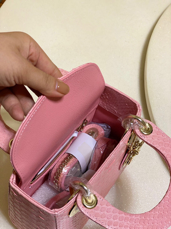 Front view of polished sleek women's handbag – women's premium purse