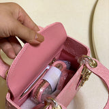 Front view of polished sleek women's handbag – women's premium purse