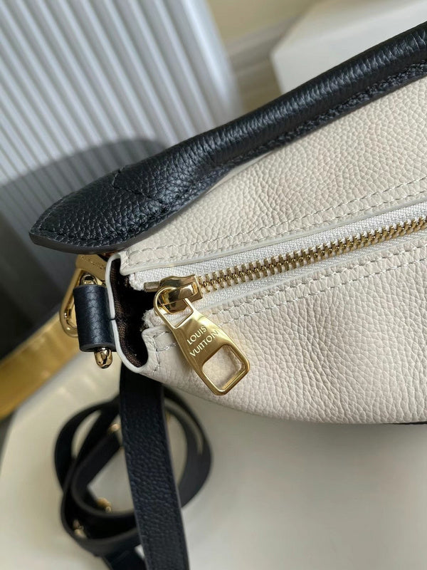 Top view of everyday-luxe modern women's handbag – women's luxury accessory