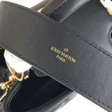 Handle and strap detail of classic everyday-luxe women's handbag – women's statement bag