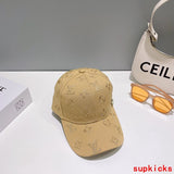 Close-up detail view of Louis Vuitton unisex cap