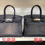 Poised bag shown from front angle