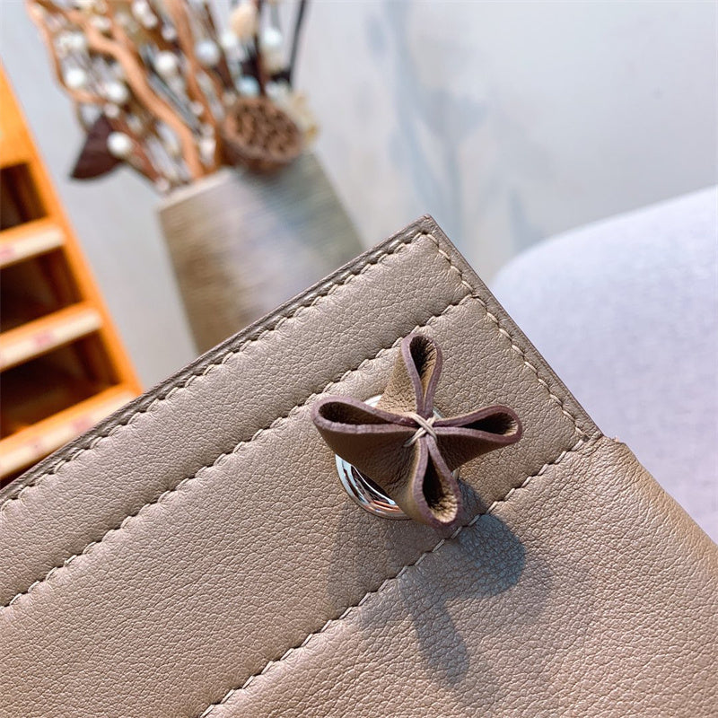 Close-up detail of classic bag design