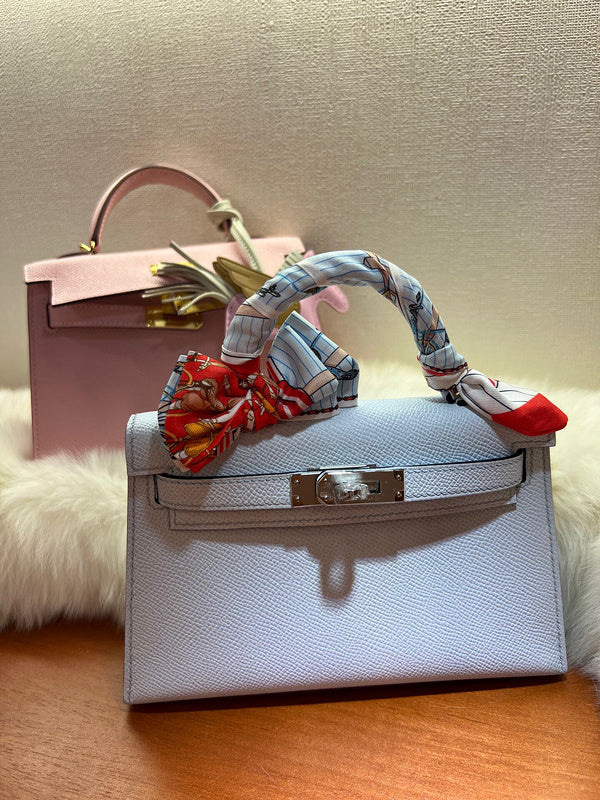 Close-up detail of elegant bag design