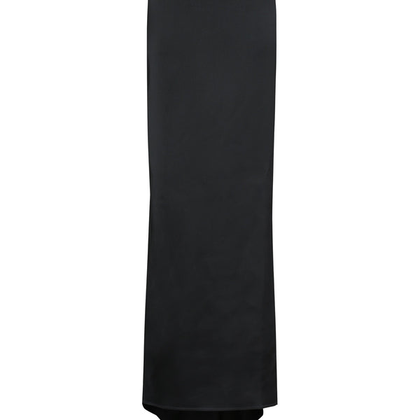 Balenciaga Skirts- BALENCIAGA Long Satin Skirt with Back Train Elegant Designer Casual Skirt