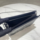 Front view of modern sleek women's handbag – women's designer-style accessory