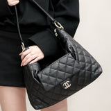 Front view of Chanel 23B Maxi Hobo Bag premium bag