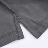 Side profile of Polo cotton polo shirt with monogram-inspired silhouette