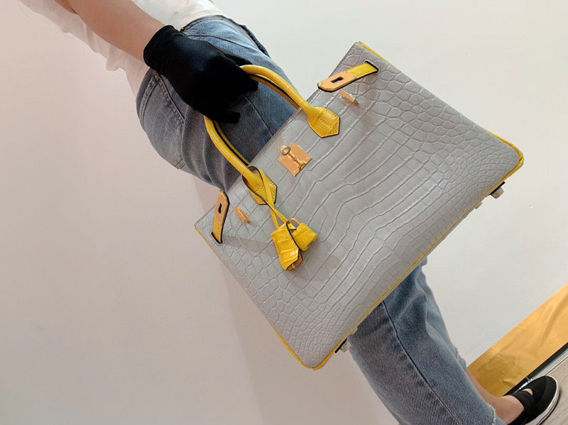 Close-up detail of smart bag design