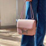 Streamlined bag shown from front angle