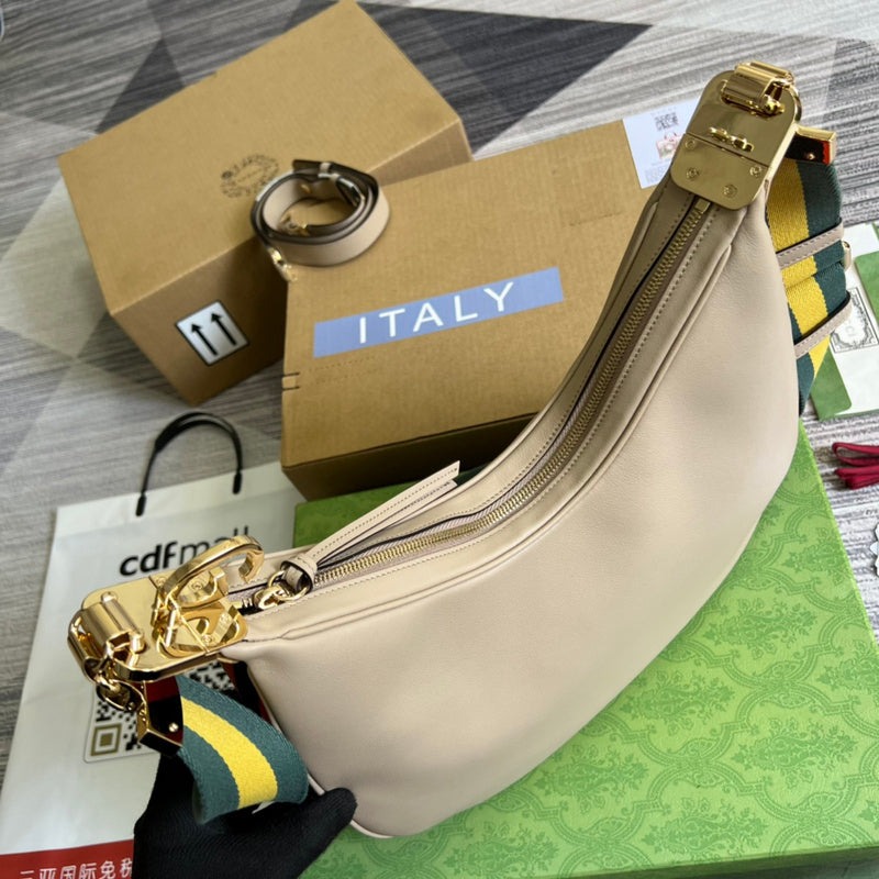 Interior view of refined chic women's handbag – women's statement bag