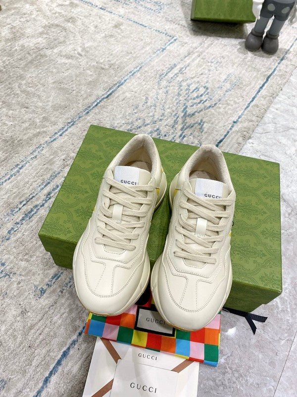Gucci fresh white-and-black luxury sneakers view 9 streetwear statement look