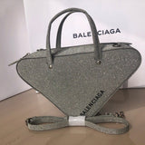 Sophisticated Premium PU Leather Handbag - Sleek Minimalist Lines | Women's Premium Handbag #901 - side angle view (image 2) of designer-inspired handbag