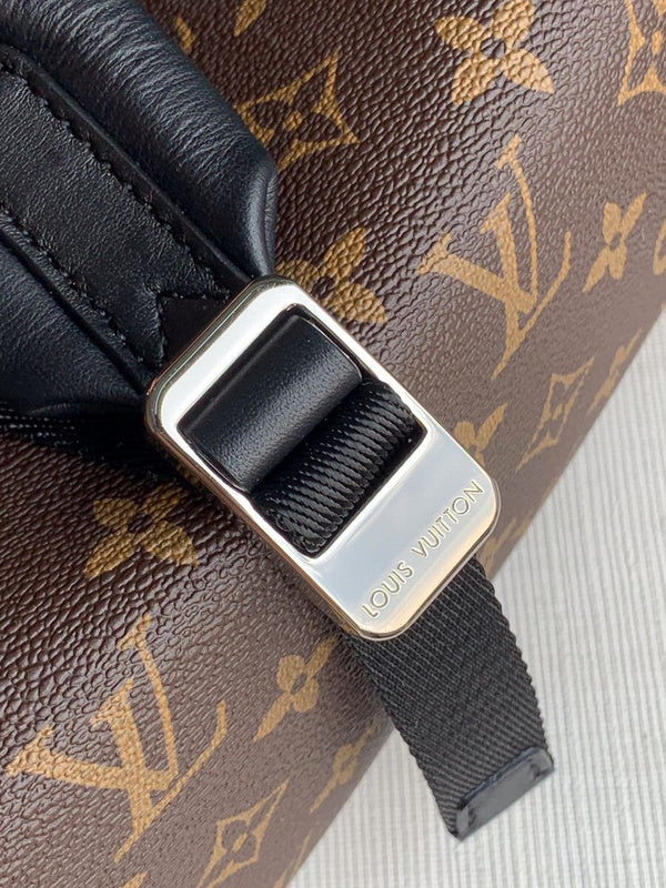 Back view of structured premium women's handbag – women's statement bag