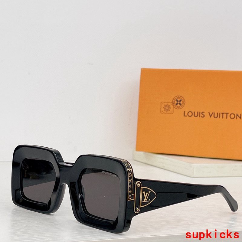 Lifestyle view of Louis Vuitton unisex sunglasses