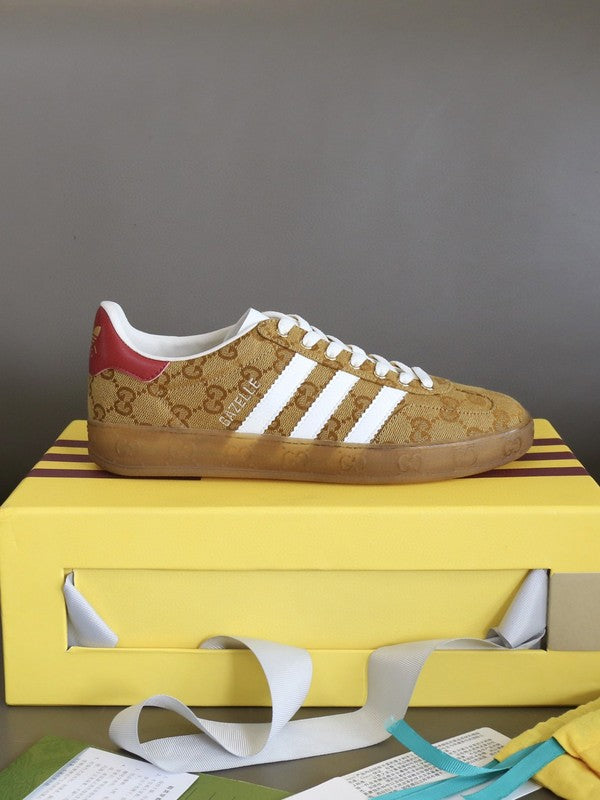 Gucci stone beige luxury sneakers view 7 padded collar comfort