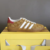 Gucci stone beige luxury sneakers view 7 padded collar comfort