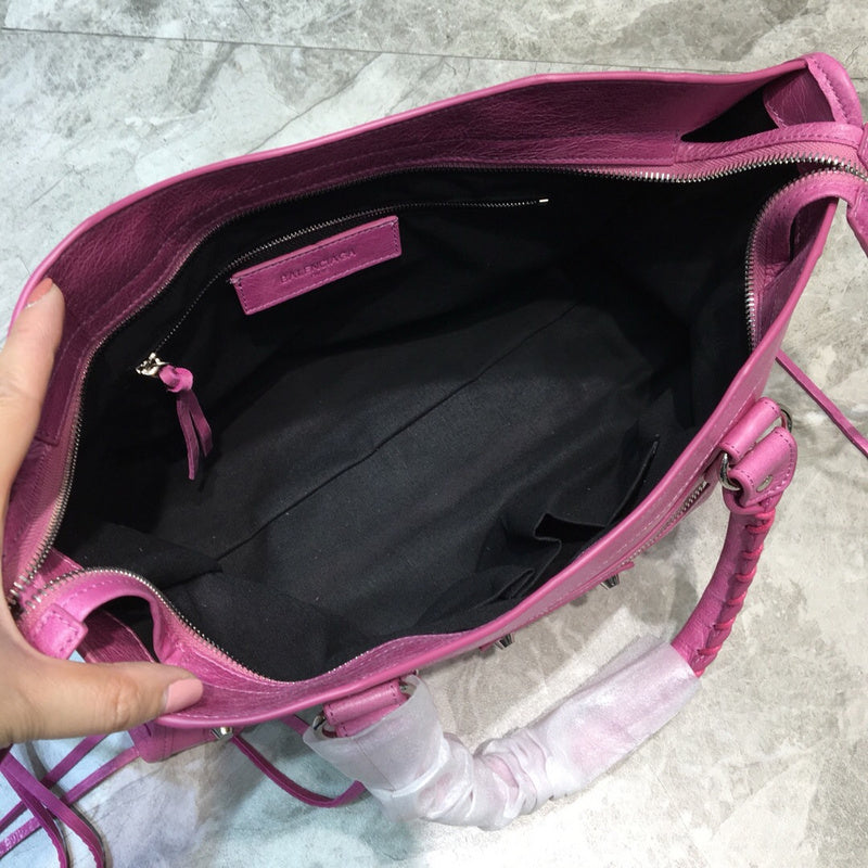 Polished Vegan Leather Handbag - Versatile Everyday Design | Women's Everyday Carry Handbag #969 - styled full view (image 7) of designer-inspired handbag