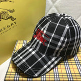 Front view of Burberry unisex cap
