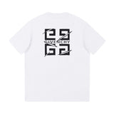 Side profile of Givenchy luxury clothing with monogram-inspired silhouette