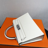  structured handbag styled with outfit