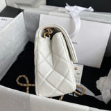 Zivas Charm Streamlined Design Fashion Handbag (Signature Shape & Finish) – Interior View