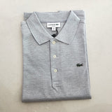 Back view of Lacoste luxury clothing with signature branding