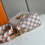 Styled lifestyle shot of elevated structured women's handbag – women's everyday handbag