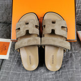 Hermes sandals Style 114 - styled lifestyle view