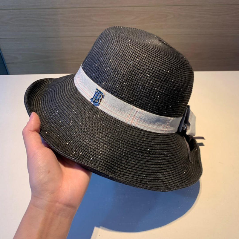 Side view of Burberry unisex cap