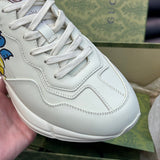 Gucci sneakers detailed view showing premium designer craftsmanship